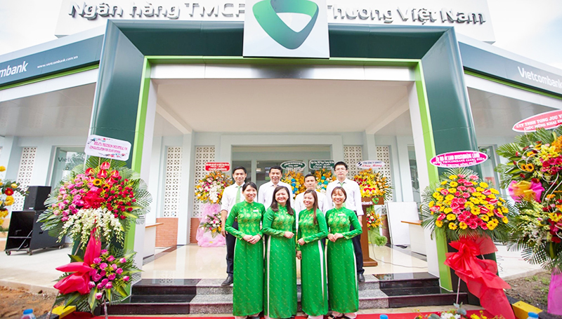 Ngân hàng VIETCOMBANK khai trương Phòng giao dịch tại KCN Giang Điền