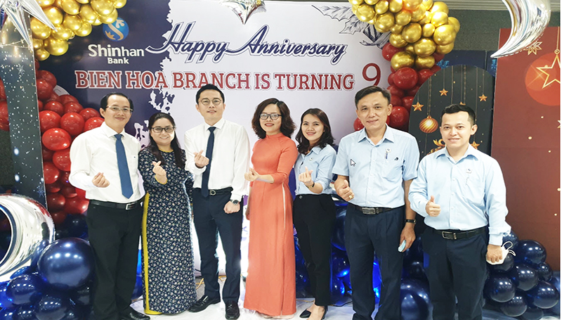 Ngân hàng Shinhan Việt Nam - Chi nhánh Biên Hòa kỷ niệm 9 năm thành lập