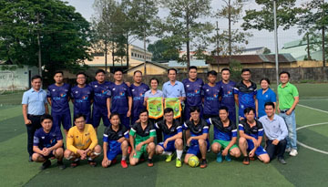 Sonadezi Giang Điền thi đấu giao hữu bóng đá với Công ty CP Cảng Đồng Nai