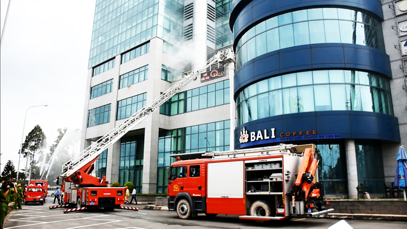 Fire-drill at Sonadezi Building on August 10th 2018