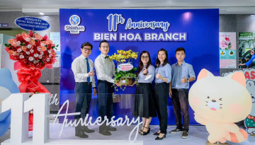 Ngân hàng Shinhan Việt Nam - Chi nhánh Biên Hòa kỷ niệm 11 năm thành lập tại Cao ốc Sonadezi